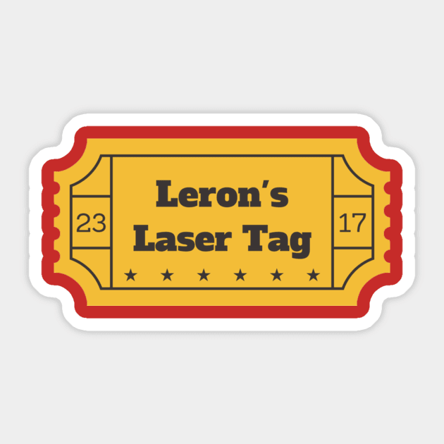 Leron's Laser Tag Sticker by FolkBloke